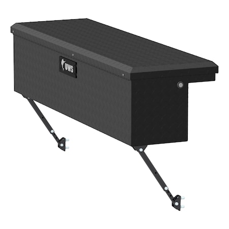 Uws Matte Black Aluminum 48 Truck Side Tool Box with Low Profile SpaceSaving Legs EC30203-MK2